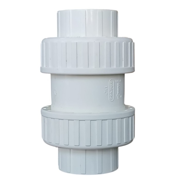 UPVC 1.1/2 inch (48.26 mm) Non Return Valve (NRV) SCH-80 ASTM D-2467
